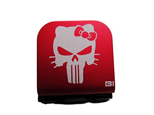 Killer Kitty Laser Etched Hat Clip Pink