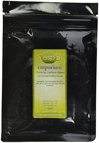 ESP Emporium Oolong Tea, Lemon Basil, 3.53 Ounce