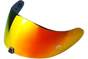 ZQIYDYP T520 Face Shield Replacement,UV Protective Scratch-resistant Windproof Helmet Visor for R1 Air /ST1400/T520 (Revo Deep Red-day use only)