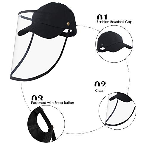 Baseball Cap Toddler UV Protection Sun Hat Outdoor Baseball Hat for Boys Girls,Black