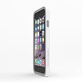iPhone 6s Case [White] RhinoShield CrashGuard Bumper [11 Ft Drop Tested] No Bulk [EggDrop Technology] Thin Lightweight Protection [Includes Back Transparent Skin] Also fits iPhone 6