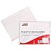 JAM PAPER Plastic Expansion Envelopes with Hook & Loop Closure - Letter Booklet - 9 3/4 x 13 with 1 Inch Expansion - Clear - 12/Pack