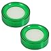 uxcell Plastic 7cm Dia Round Sponge Finger Wet Money Cashier 2 Pcs Green