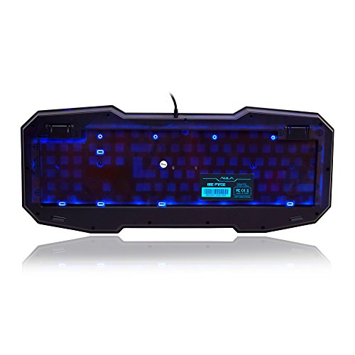 AULA-SI-859-Backlit-Gaming-Keyboard-with-Adjustable-Backlight-Purple-Red-Blue-USB-Wired-Illuminated-Computer-Keyboard-OPEN-BOX