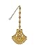 Bindhani Handcrafted Pearl Work Earrings & Indian HeadPeice Tikka For Women