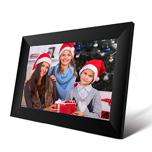 EMISH 10 Inch 16GB WiFi Digital Photo Frame with 800×1280 HD IPS Touch Screen Display, Share Photos and Videos from Your Phone to The Smart Picture Frame with The Frameo APP from Anywhere