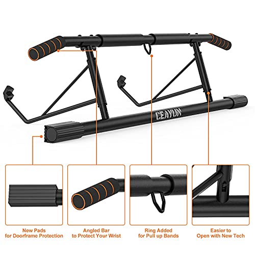 CEAYUN Pull up Bar for Doorway, Portable Pullup Chin up Bar Home, No