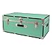 Seward Trunk 30-inch Footlocker Trunk with Wheels Teal