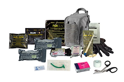 The 5.11 Advanced Trauma Kit Grey is designed to be TCCC compliant, and has the ability to address the three leading causes of combat and tactical deaths
