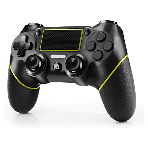 JAMSWALL-Mando-para-PS4-Bluetooth-Mando-Inalambrico-para-PS4ProSlim-Panel-Tactil-Gamepad-con-Doble-Turbo-Vibracion-y-Funcion-Audio-Pantalla-LED-Controlador-inalambrico-para-PlayStion-4