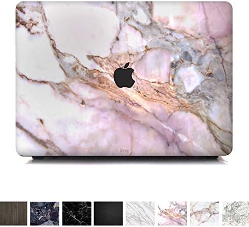 Koru Premium Pink Rose Gold Marble Vinyl Decal Skin Sticker Case Cover for MacBook Air 13 inch - 2018 Release (Model A1932)