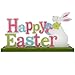 Wooden Easter Bunny Table Decorations 4 Pack Decorative Bunnies Rabbit Tabletop Party Centerpiece Signs Wood Holiday Spring Eggs Shelf Topper for Home Kitchen Office Mantle Outdoor Patio Yard Decor