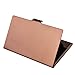 MaxGear Business Card Holder, Professional Business Card Case Slim Stainless Steel Card Holder Personality Metal Name Card Holder for Men & Women Bronze Gold 02