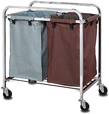 ZLL Hospital Trolley, Medical Supplies Rack,Medical Cart Tool Mobile Linen Car for Hotel, Detachable Lobby Storage Trolley Cart with Universal Wheel, Room Hygiene Cleaning Car