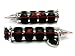 TMS Spike Chrome Hand Grips Throttle Boss for Yamaha V-Star Road Star Custom Classic Harley Sportster Dyna Softail Road Street Honda GL 1500 1800 Shadow 750 1100