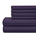 Southshore Fine Living, Inc. 6-Piece King Sheet Set, 21-Inch Extra Deep Pocket Sheets King, Fitted and Flat Sheet, Microfiber Sheets, Purple Pillow Cases, Purple Bedding Set