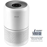 LEVOIT Air Purifier for Home Allergies and Pets Hair Smokers in Bedroom, True HEPA Filter, 24db Filtration System Cleaner Odor Eliminators, Remove 99.97% Smoke Dust Mold Pollen for Large Room,Core 300