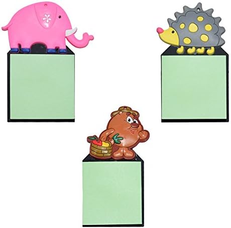 Fridge Magnet With Sticky Note Pad D1 3pc set