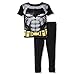 Justice League Little Boys Superman VS Batman 4 Piece Cotton Pant Set, Multi, 2T