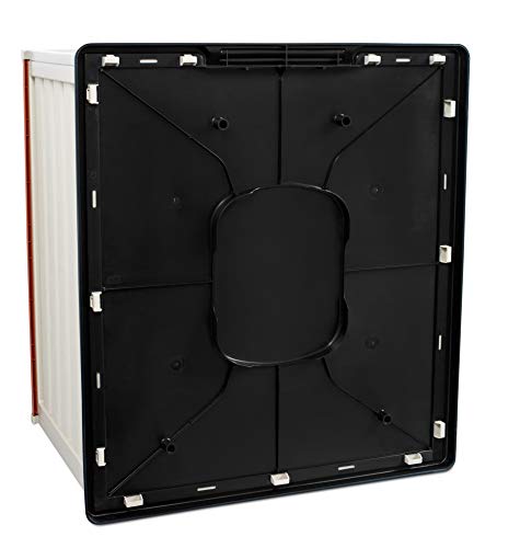 Internet's Best Outdoor Dog House - Comfortable Cool Shelter - Great for Small Dogs - Durable Plastic Design - Home Kennel - Indoor or Outdoor Use - Small