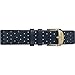 Timex Women's TW2R27600 Originals Blue/Gold-Tone Leather Strap Watch