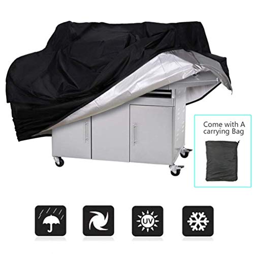 Samhe Grill Cover, 32-Inch Waterproof UV Resistant Heavy Duty BBQ Gas Grill Cover for Nexgrill Brinkmann Weber Char-Broil and More