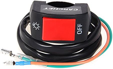 Motorcycle/Scooter Fog Light Flip Switch On/Off DC 12V Handlebar Mounted 7/8"