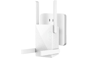 WiFi Extender Booster 1200 Mbps Dual Band (5GHz/2.4GHz) WiFi Extended Signal Booster for Home, Internet WiFi Repeater (White-