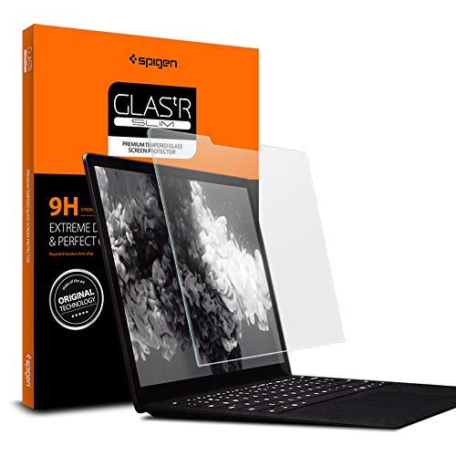Spigen Tempered Glass Screen Protector Designed for Microsoft Surface Laptop 2 (13.5 inch) [1PACK]