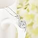EVERU Sterling Silver Jewelry Sets for Women, Heart Pendant Necklace & Heart Earrings with Sparkle AAA Cubic Zirconia with Gift Box