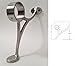 Combination Foot Rail Bracket - Brushed Stainless Steel -2