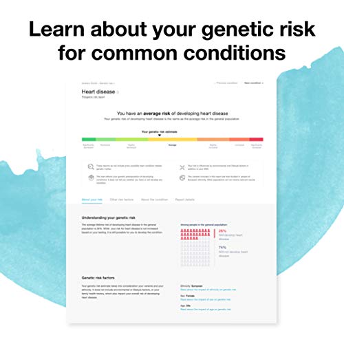MyHeritage DNA Health Kit — Testing for Health & Ancestry (Not