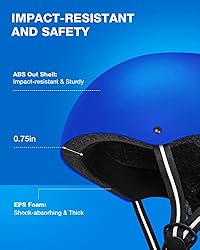 ZIONOR H3 Skateboard Helmet for Kids/Youth/Adults