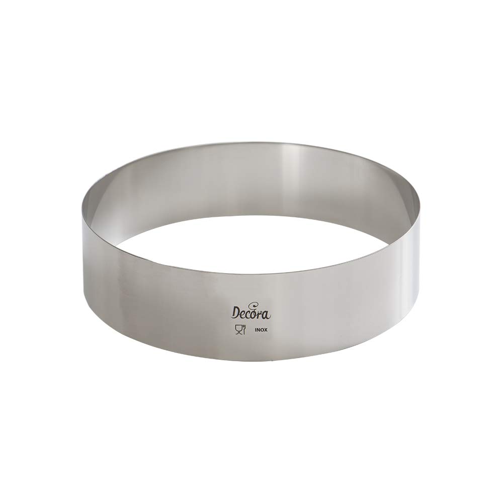 DECORA 0063722 Stainl. Steel Round Shape Ø 22 X H 4,5 Cm