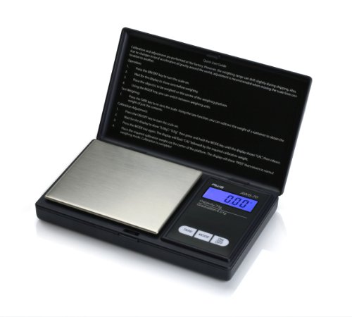 American Weigh Scale Signature Series Aws-70 Digital Pocket Scale, Black, 70 X 0.01 G