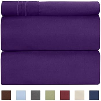 Twin XL Sheet Set - 3 Piece - College Dorm Room Bed Sheets - Hotel Luxury Bed Sheets - Extra Soft Sheets - Deep Pockets - Easy Fit - Breathable & Cooling Sheets - Bed Sheets - Twin - Twin XL Bed Sheet