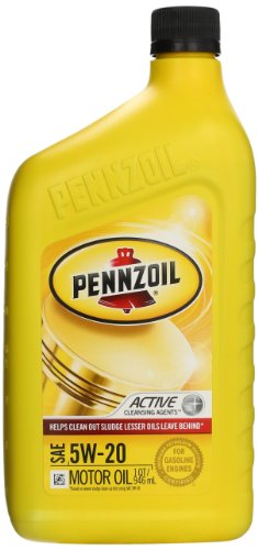 Pennzoil (550035002-6PK) SAE 5W-20 Motor Oil API GF-5 - 1 Quart, (Pack of 6)