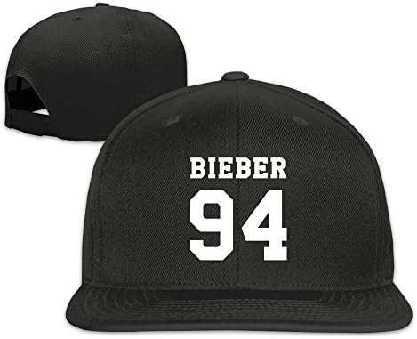 WYUZHENG Justin Bieber 94 Number Custom Cap Black