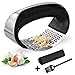 Stainless steel kitchen garlic press garlic mincer