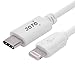 JOTO Charging Cable Compatible for iPhone, iPad Connect to New MacBook, Chromebook Pixel, HP Pavilion, USB-C 2.0 Type-C to 8-Pin Port Charging Cable Data Cable (White, 3.3ft/1M)
