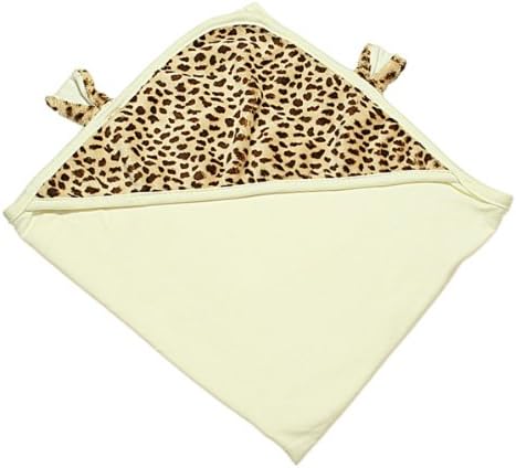 The Babymio Collection Swaddle Blanket, ChiChi the Cheetah Ivory