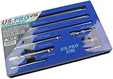 US PRO Tools 9pc 1/4 3/8 1/2 Drive Extension Bar Socket Set CR-V 4190 view 3