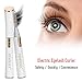 Heated Eyelash Curler, Lash Curler, Eyelash Curler Electric, Portable Electric Eyelash Curler for Curled Eyelashes Painless Curved Beauty Make Up Tool, Quick Heating&Long Lasting