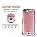 iPhone 7 Plus Battery Case, Kattiettery 10000mAh Ultra Slim Extended Backup Power Bank Battery Charger Case Cover with Kickstand For Apple iPhone 7 Plus/6s Plus/6 Plus(5.5 inch)-Rose Gold