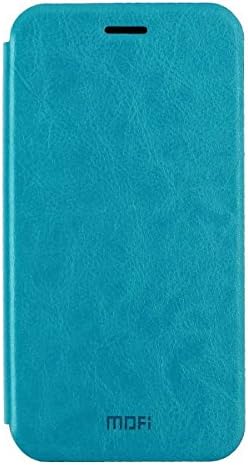Galaxy J7 ( 2015) Case, Skmy® Stand Slim Flip PU Leather Cover Soft TPU Back Case Compatible for Samsung Galaxy J7 , Multi-angle Stand (Light blue)