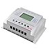 Y-SOLAR 60a 80a Solar Battery Charge Controller LCD 12V 24V Auto with USB with Load Timer and Light Control for Lighting (80A)
