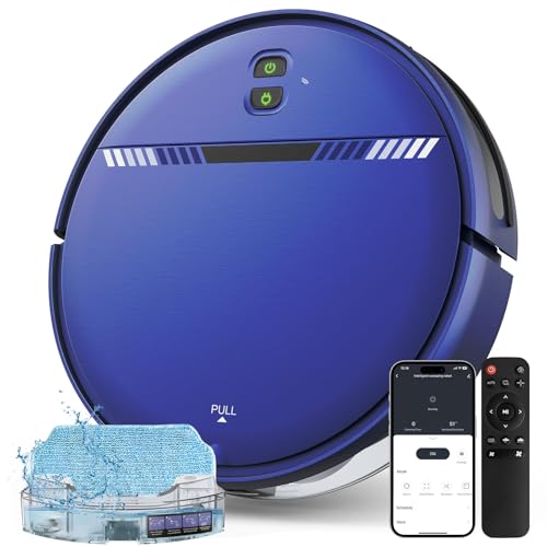 Photo 1 of XIEBro Life Robot Vacuum and Mop Combo, Robotic Vacuum Cleaner 2 in 1 with WiFi/App/Voice, Schedule, Water Tank and Dustbin, Self-Charging, Slim, Ideal for Hard Floor, Pet Hair, Carpet