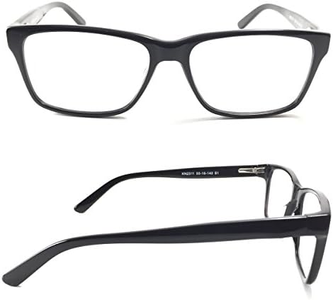 Kuna Peak Blue Light Blocking Computer Glasses (Polished Frame - Black) Men/Women/Unisex Anti-Glare Eyeglasses