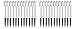 Xeno Shinzi Katoh Monpeluche, 0.38mm, Slim Ballpoint Pen, Black (2 Pack( 24 pcs))