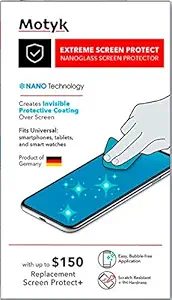 2PACK Invisible First Defense Nano Liquid Glass Screen Protector with up to $150 Screen Protection All Phones Tablets Smart Watches Apple Samsung iPhone iPad Galaxy and Universal